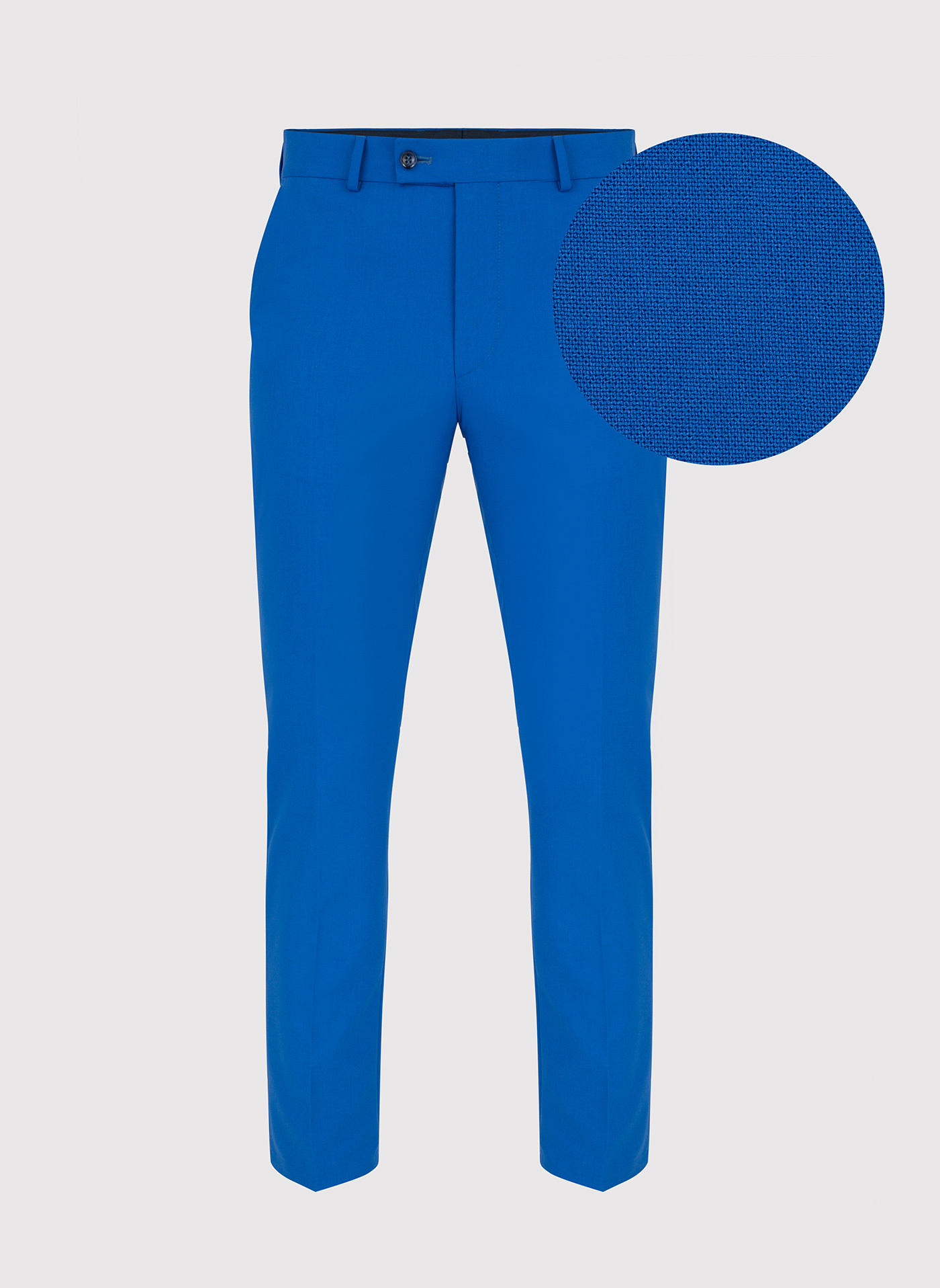 PAKO LORENTE – Niebieskie spodnie garniturowe P22SF-6G-020-N-S