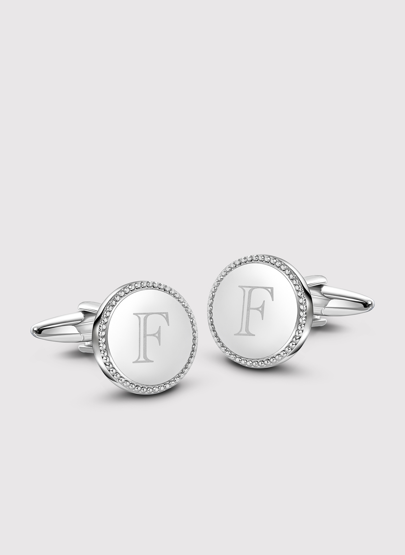 PAKO LORENTE – Srebrne spinki do mankietów