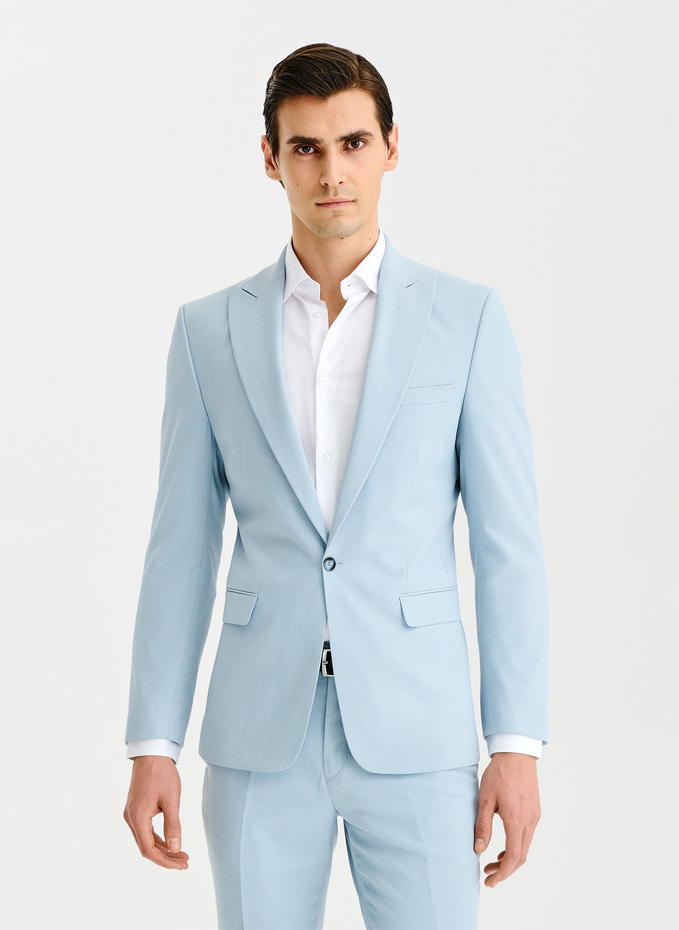 PAKO LORENTE - Błękitna marynarka garniturowa