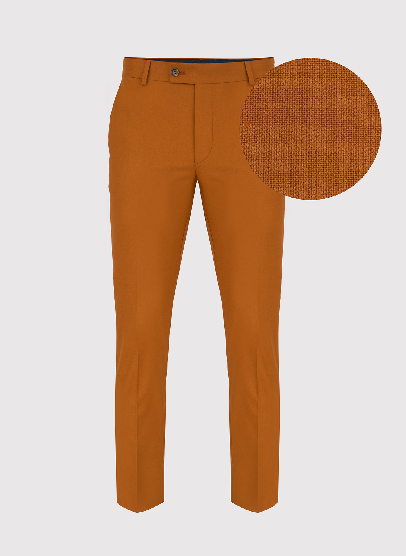 PAKO LORENTE – Pomarańczowe spodnie garniturowe P22SF-6G-021-P-S