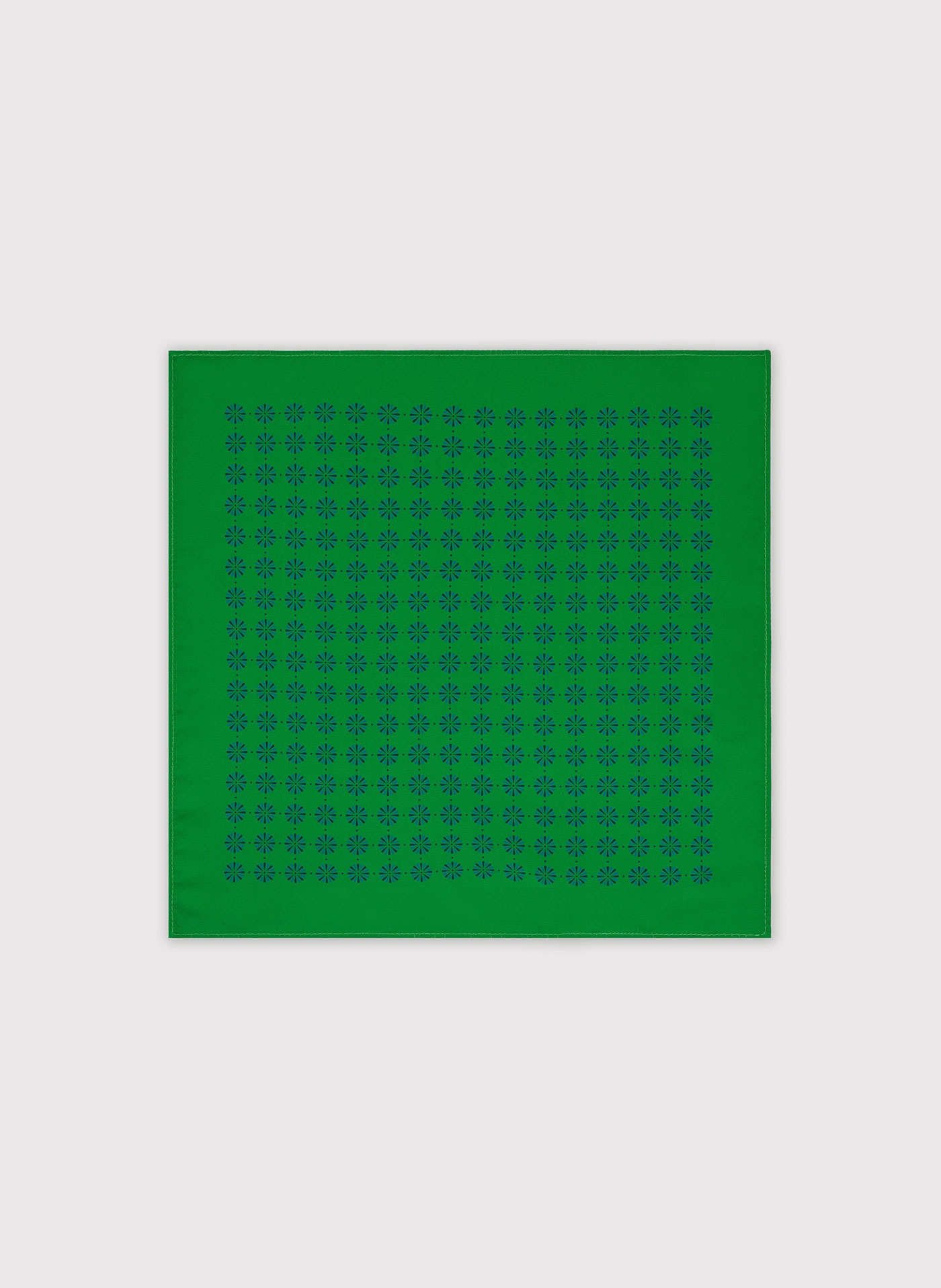 PAKO LORENTE – Wzorzysta zielona poszetka