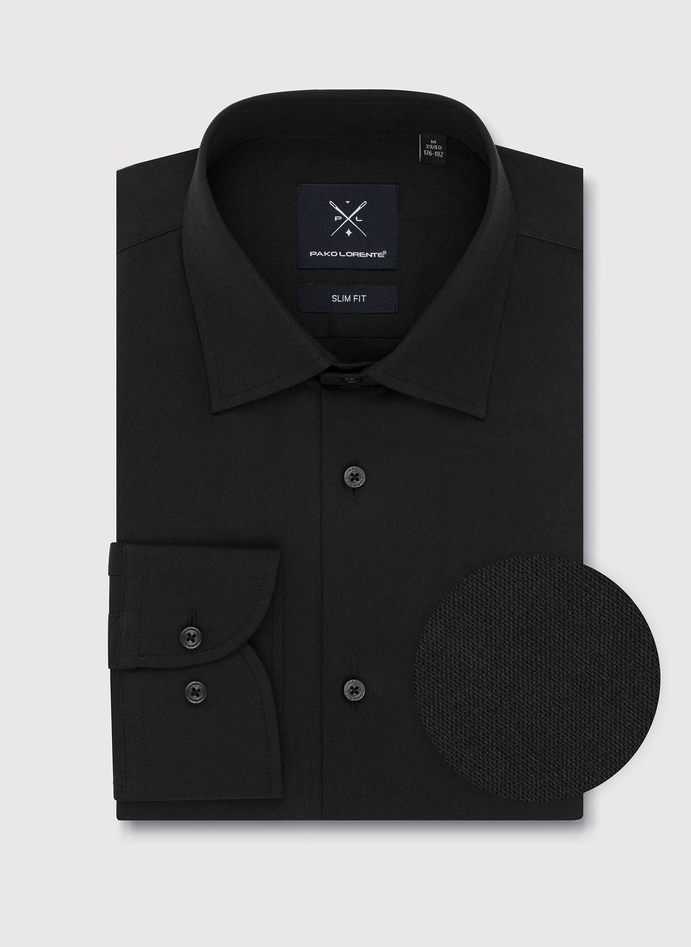 PAKO LORENTE – Czarna koszula męska