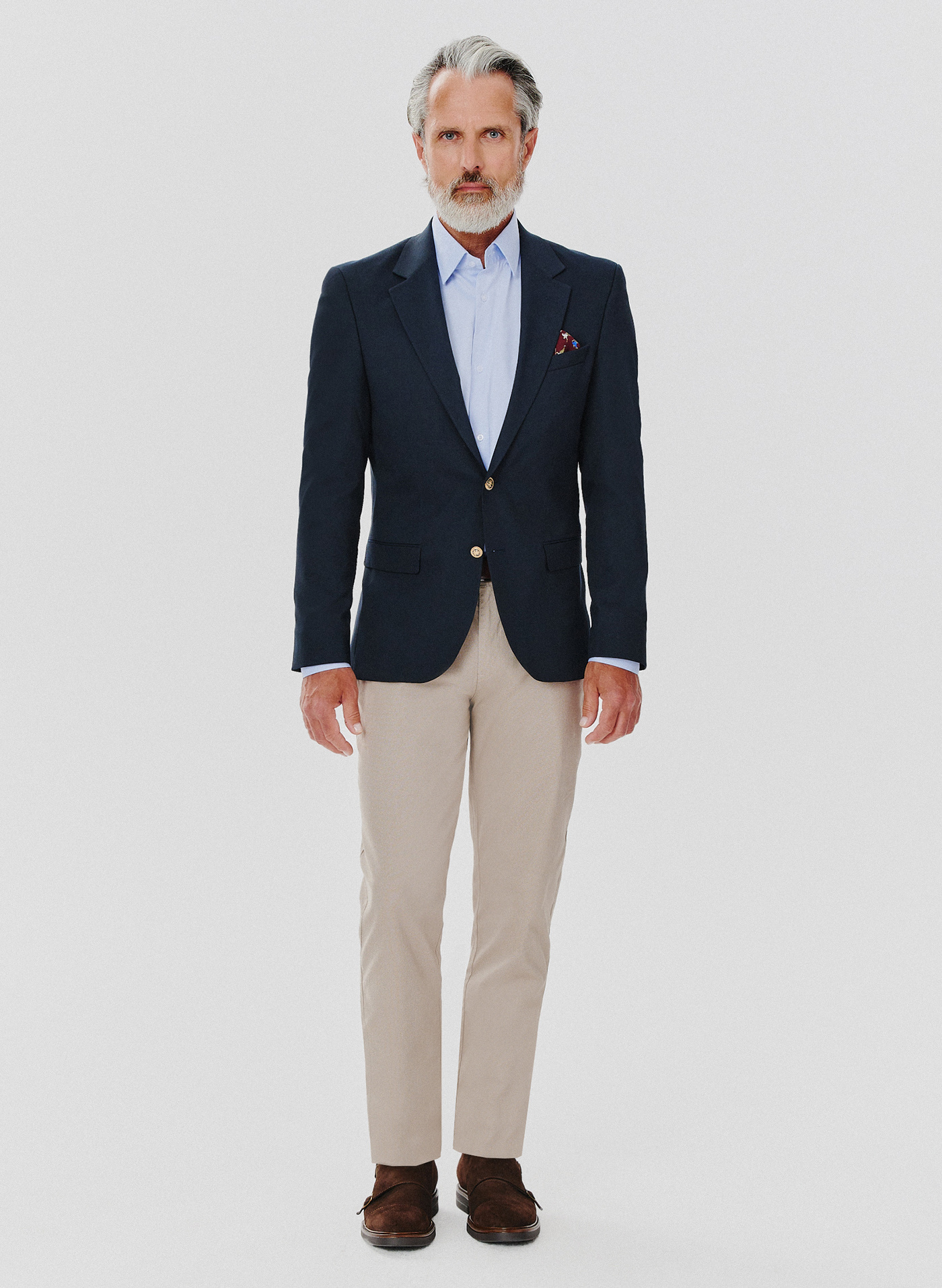 PAKO LORENTE – Granatowa casualowa marynarka męska