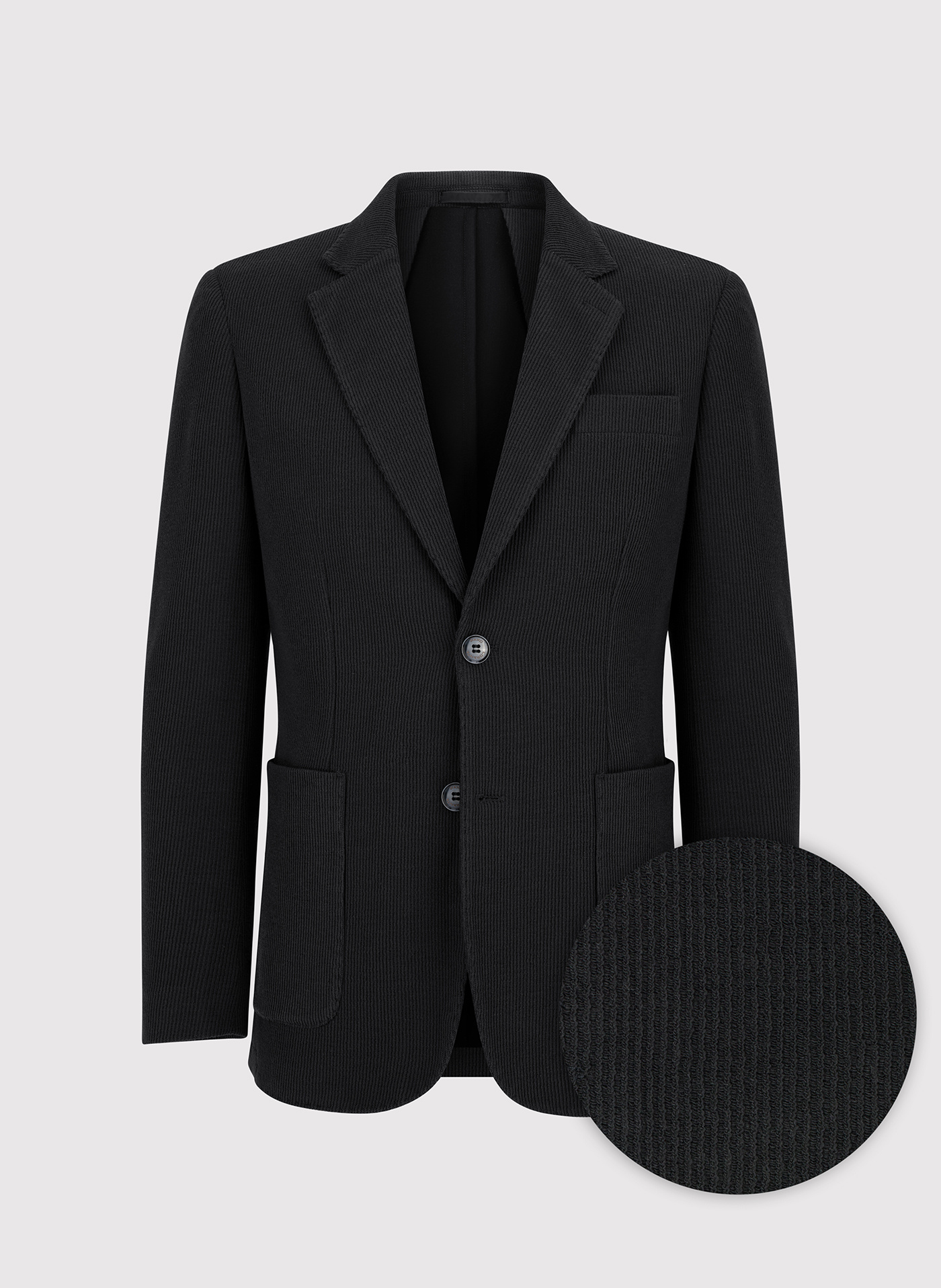 PAKO LORENTE – Bawełniana marynarka męska w kolorze czarnym