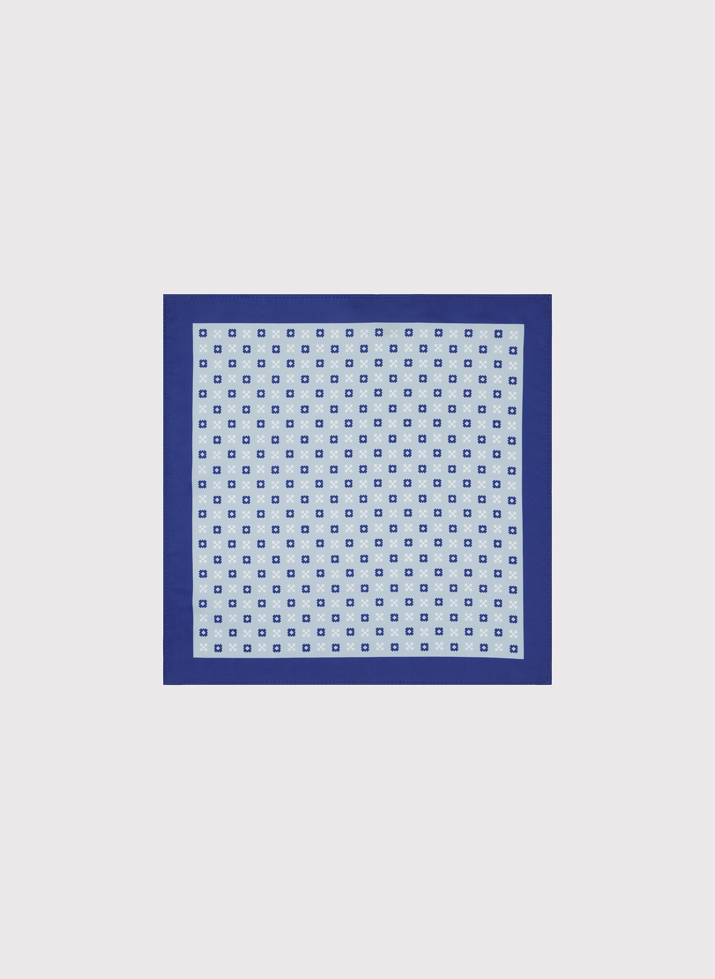 PAKO LORENTE – Niebieska poszetka we wzorki