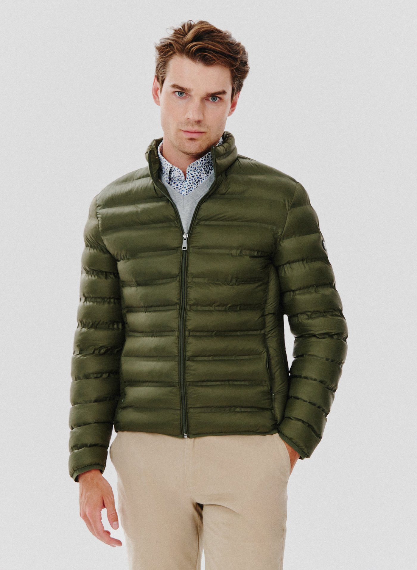 PAKO LORENTE – Krótka pikowana kurtka w kolorze zielonym