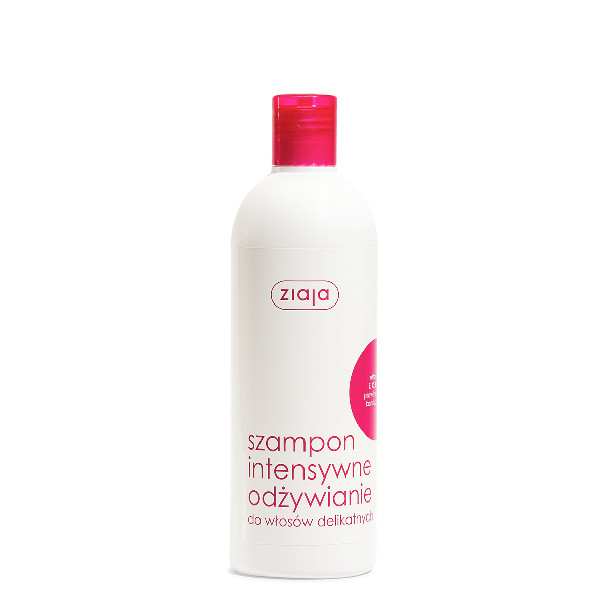 szampon intensywne odżywianie do włosów delikatnych Ziaja