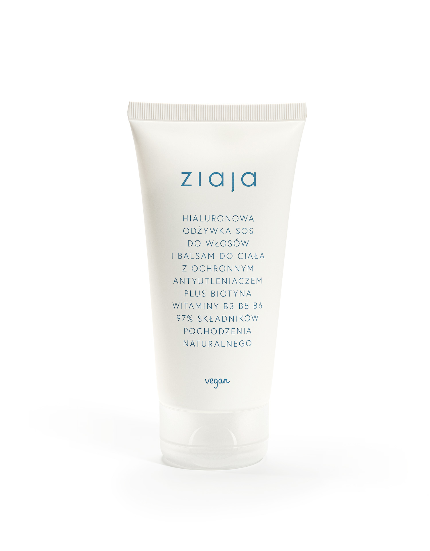 hialuronowa odżywka SOS do włosów i balsam do ciała Ziaja