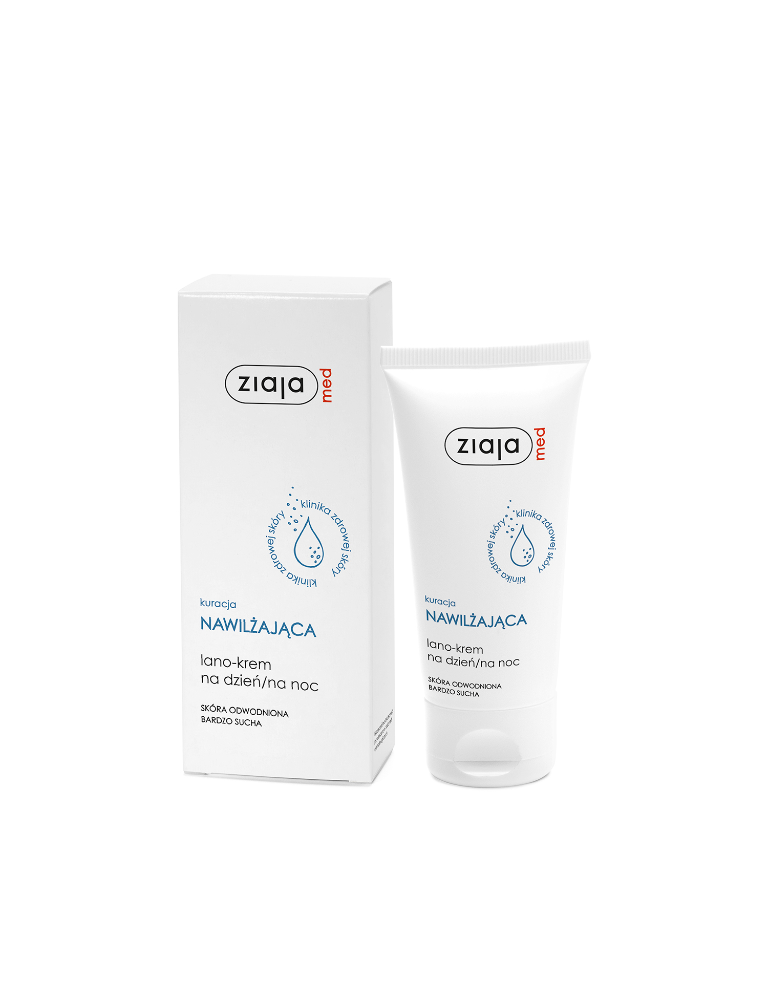 kuracja nawilżająca lano-krem na dzień/na noc Ziaja