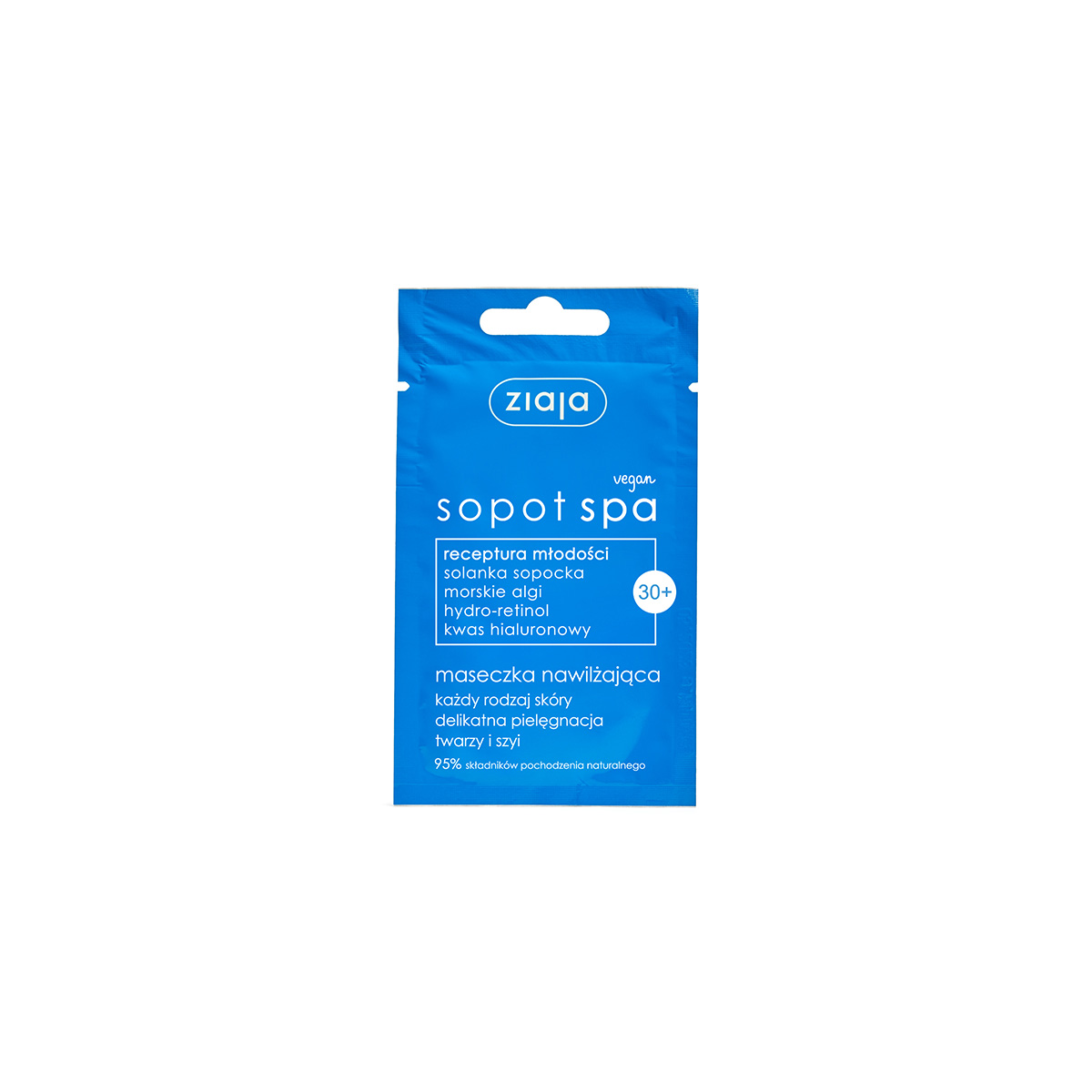 maseczka nawilżająca każdy rodzaj skóry delikatna pielęgnacja twarzy i szyi Ziaja