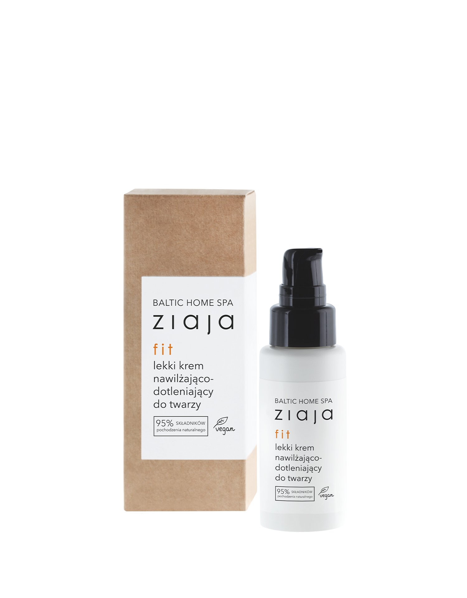 lekki krem nawilżająco-dotleniający do twarzy Ziaja