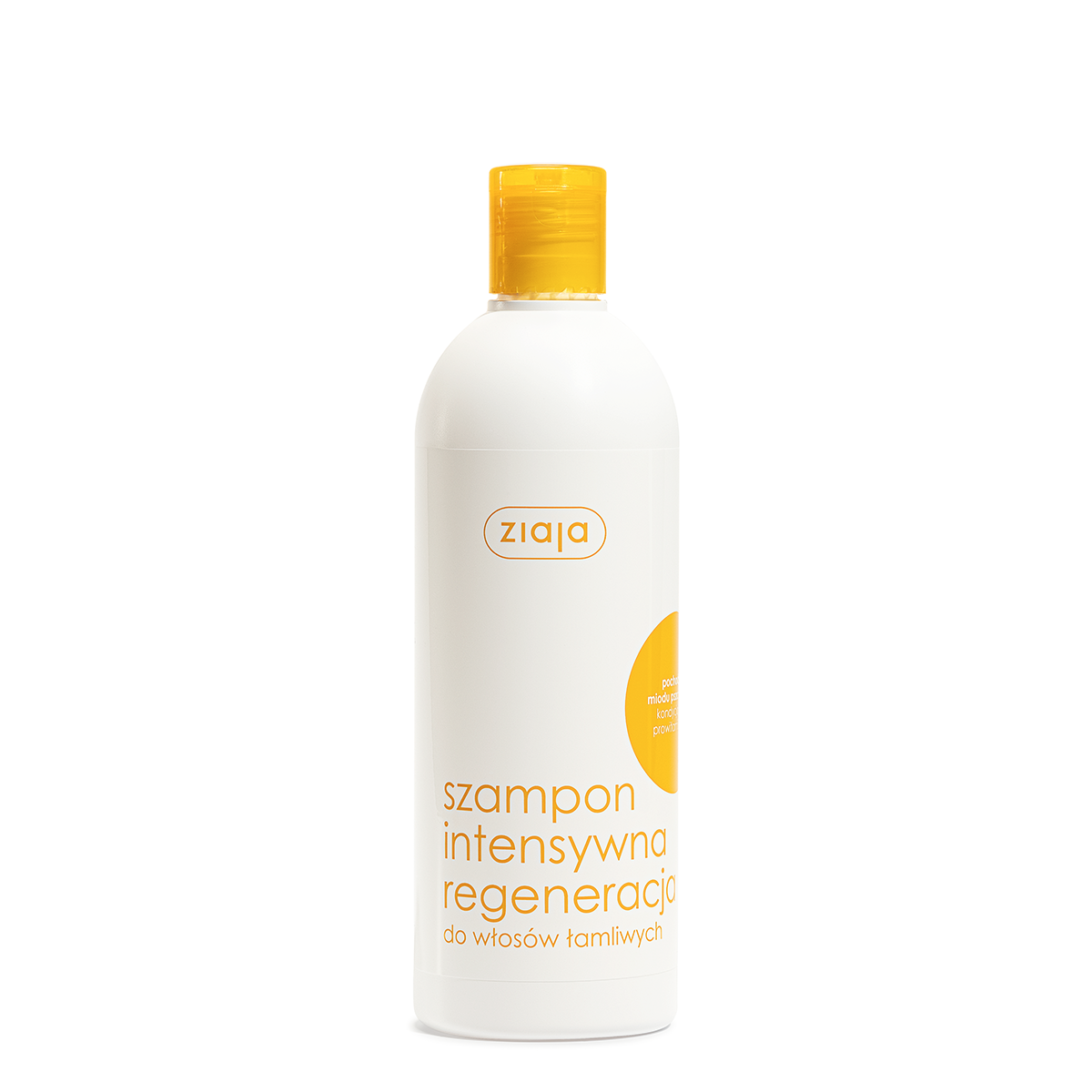 szampon intensywna regeneracja do włosów łamliwych Ziaja