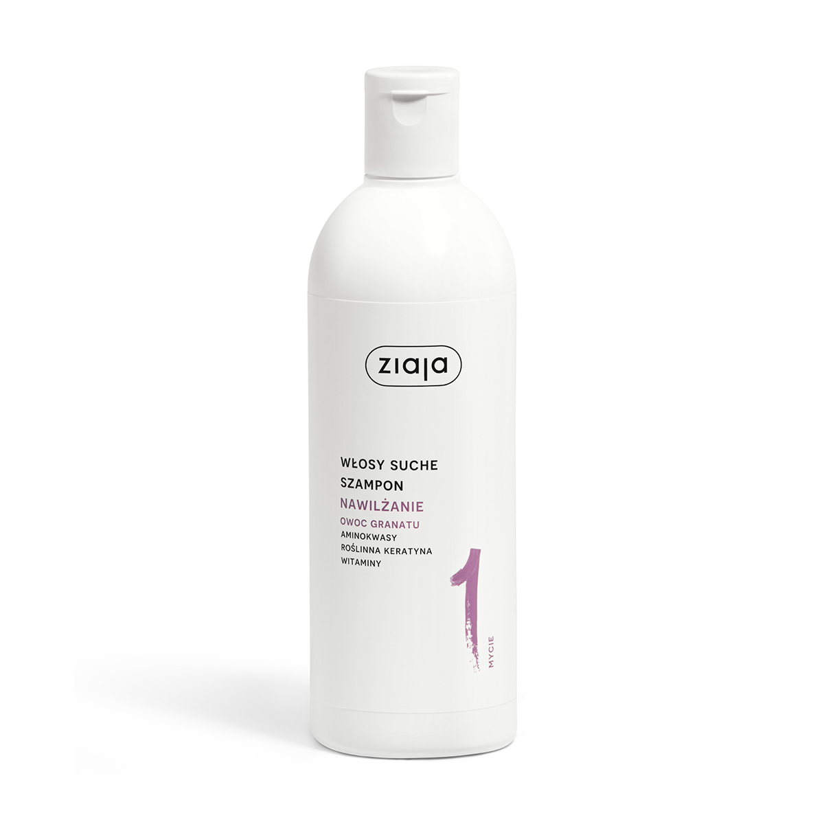 owoc granatu szampon nawilżanie Ziaja