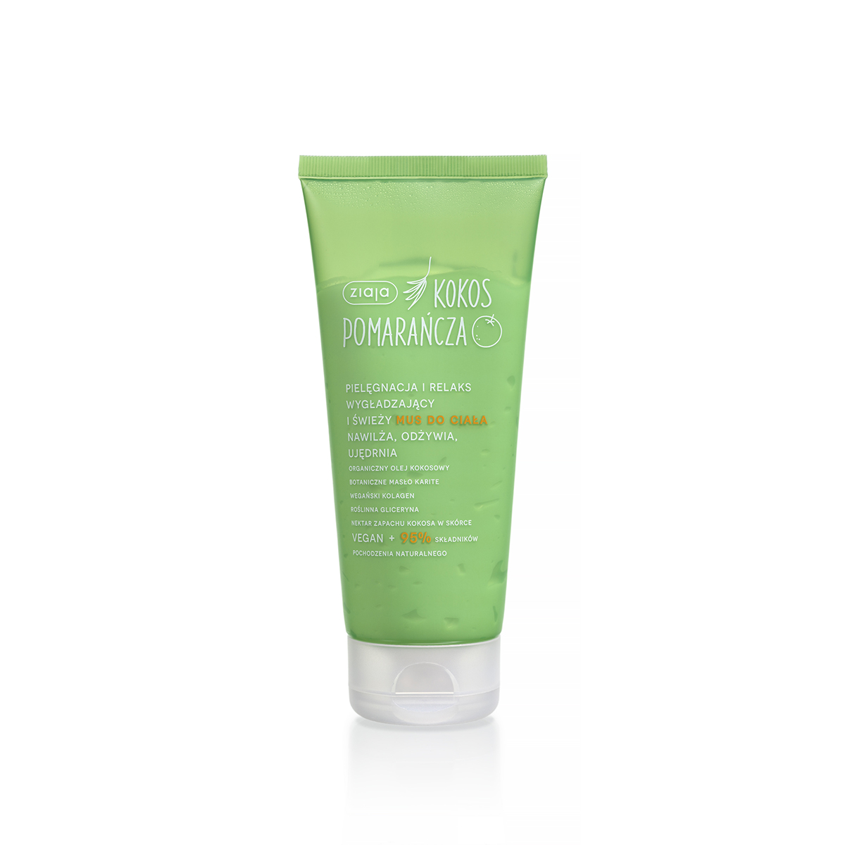 wygładzający i świeży mus do ciała nawilża, odżywia, ujędrnia Ziaja