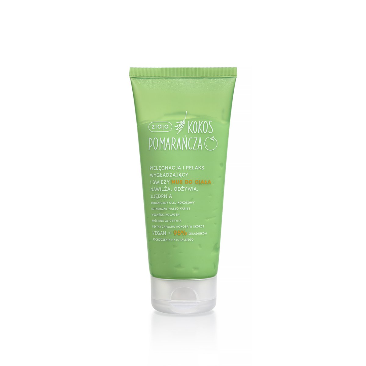 wygładzający i świeży mus do ciała nawilża, odżywia, ujędrnia Ziaja