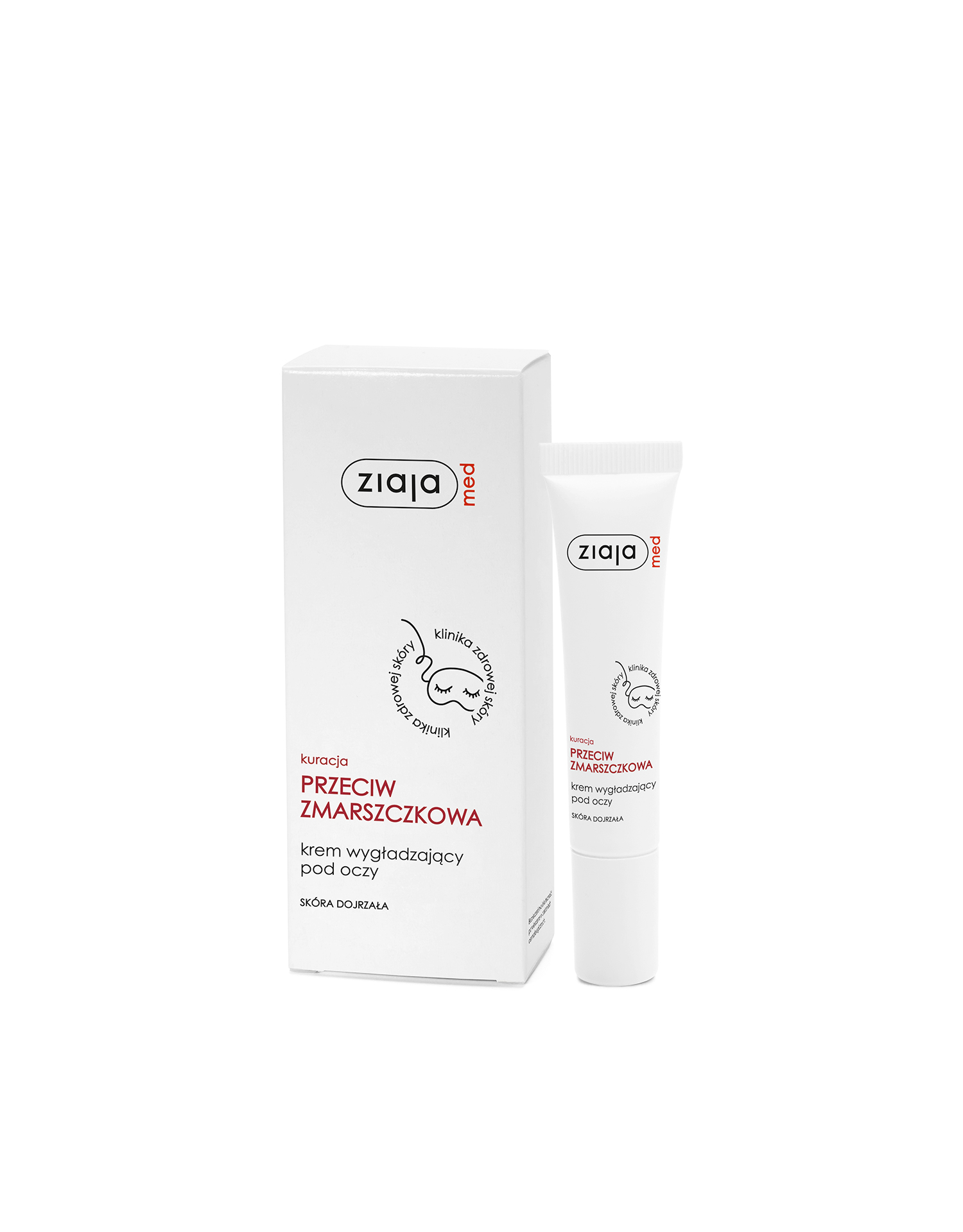 kuracja przeciwzmarszczkowa krem wygładzający pod oczy Ziaja