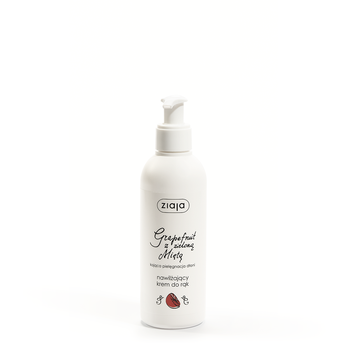 grapefruit z zieloną miętą nawilżający krem do rąk Ziaja
