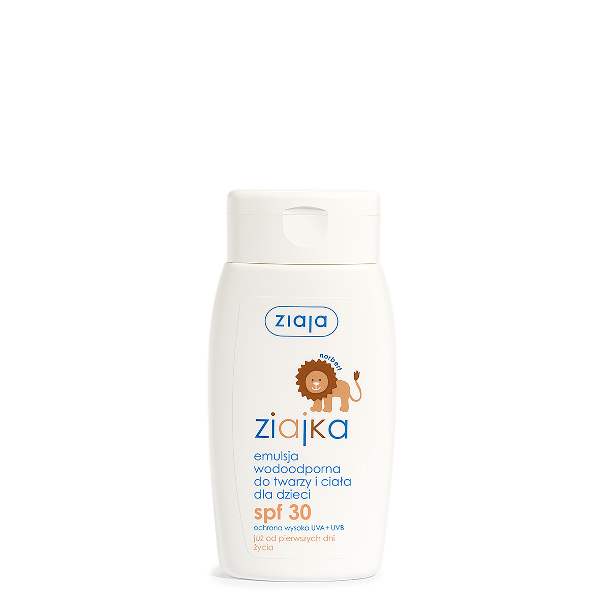 emulsja wodoodporna do twarzy i ciała dla dzieci spf 30 Ziaja