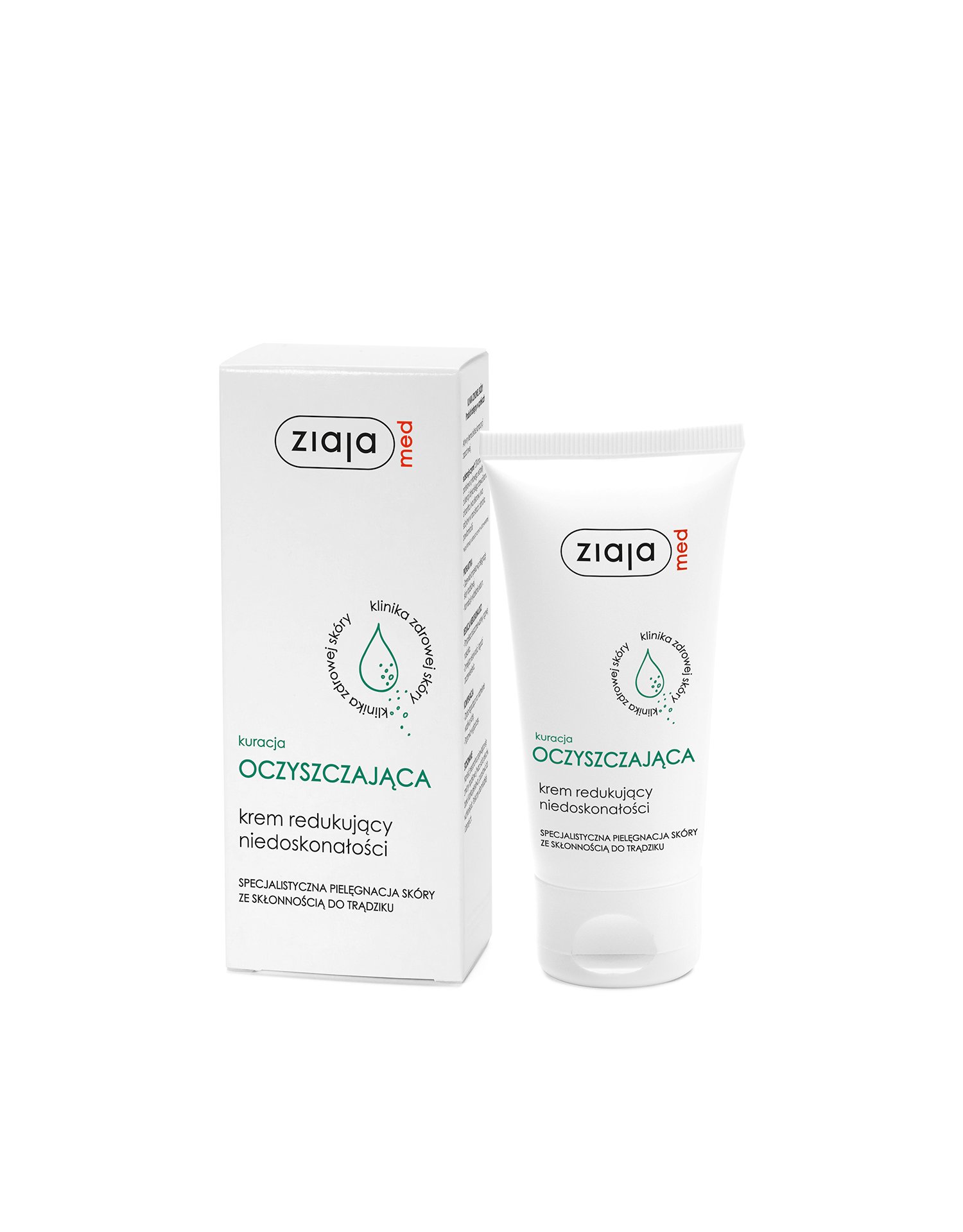kuracja oczyszczająca krem redukujący niedoskonałości Ziaja
