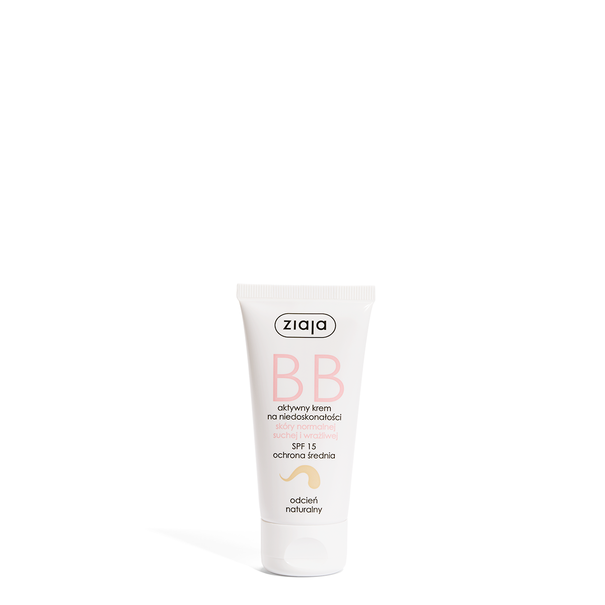 BB aktywny krem na niedoskonałości skóry normalnej, suchej i wrażliwej odcień naturalny Ziaja