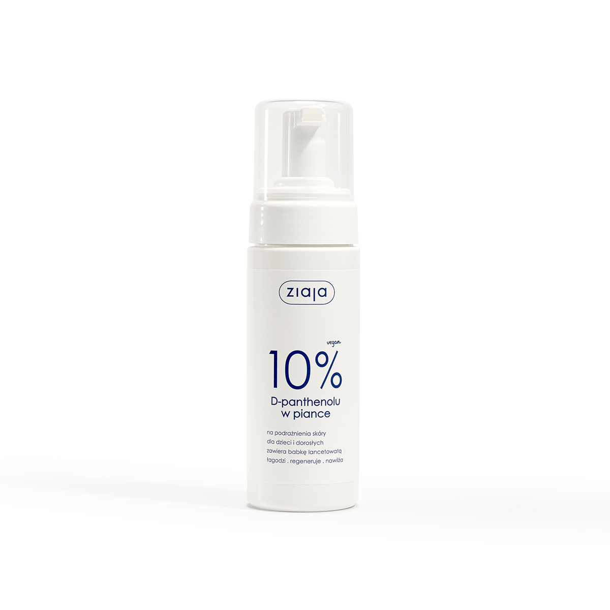 10% D-panthenolu w piance Ziaja