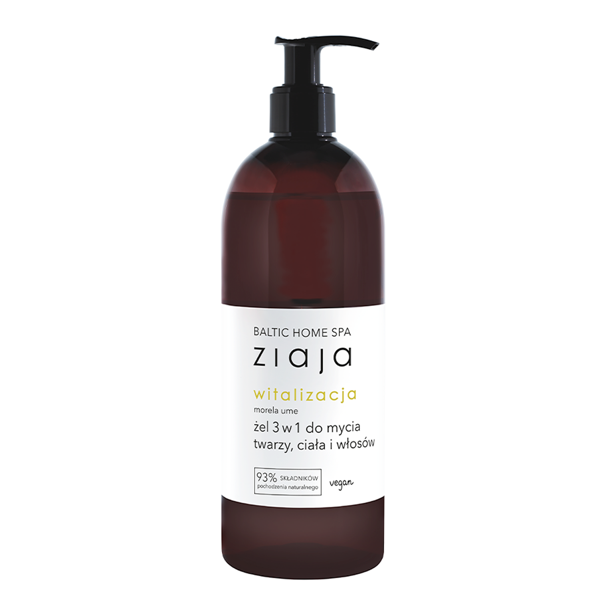 żel 3 w 1 do mycia twarzy, ciała i włosów Ziaja