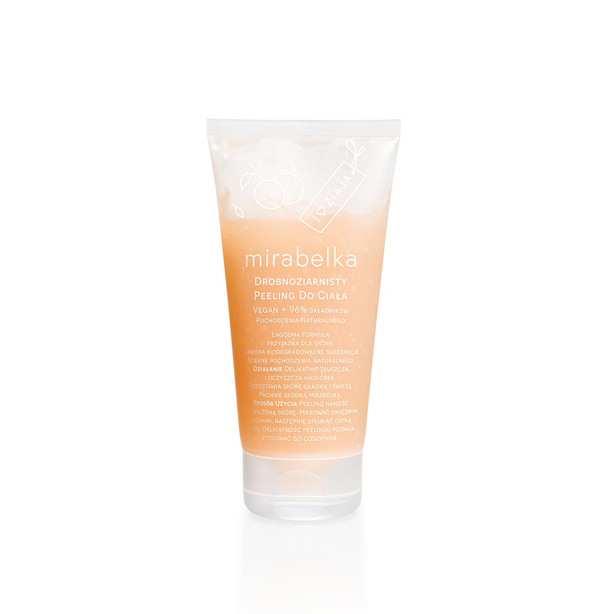 mirabelka drobnoziarnisty peeling do ciała Ziaja