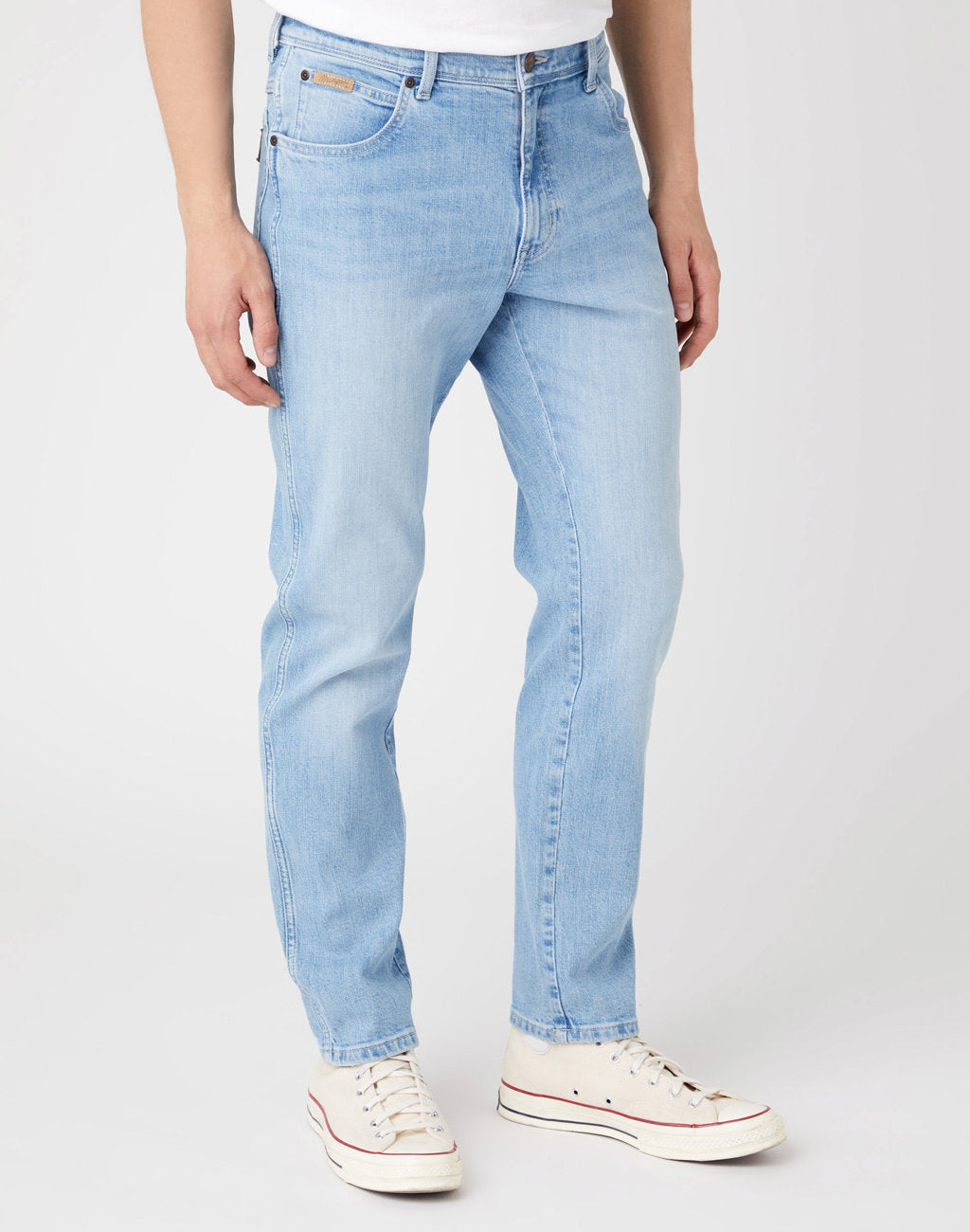 Spodnie Męskie Jeansowe Wrangler Texas Taper Lovesick W12TY728Q 112319945, W34 L30