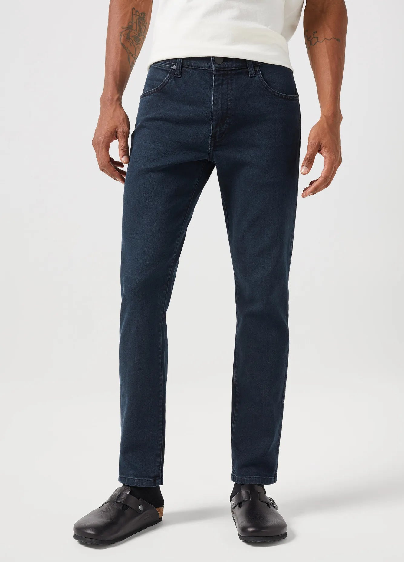 Męskie Spodnie Jeansowe Wrangler Larston Cloudy Skies 112350840, W31 L32