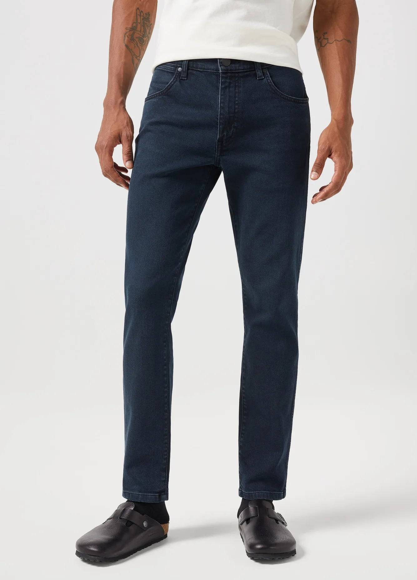 Męskie Spodnie Jeansowe Wrangler Larston Cloudy Skies 112350840, W33 L32