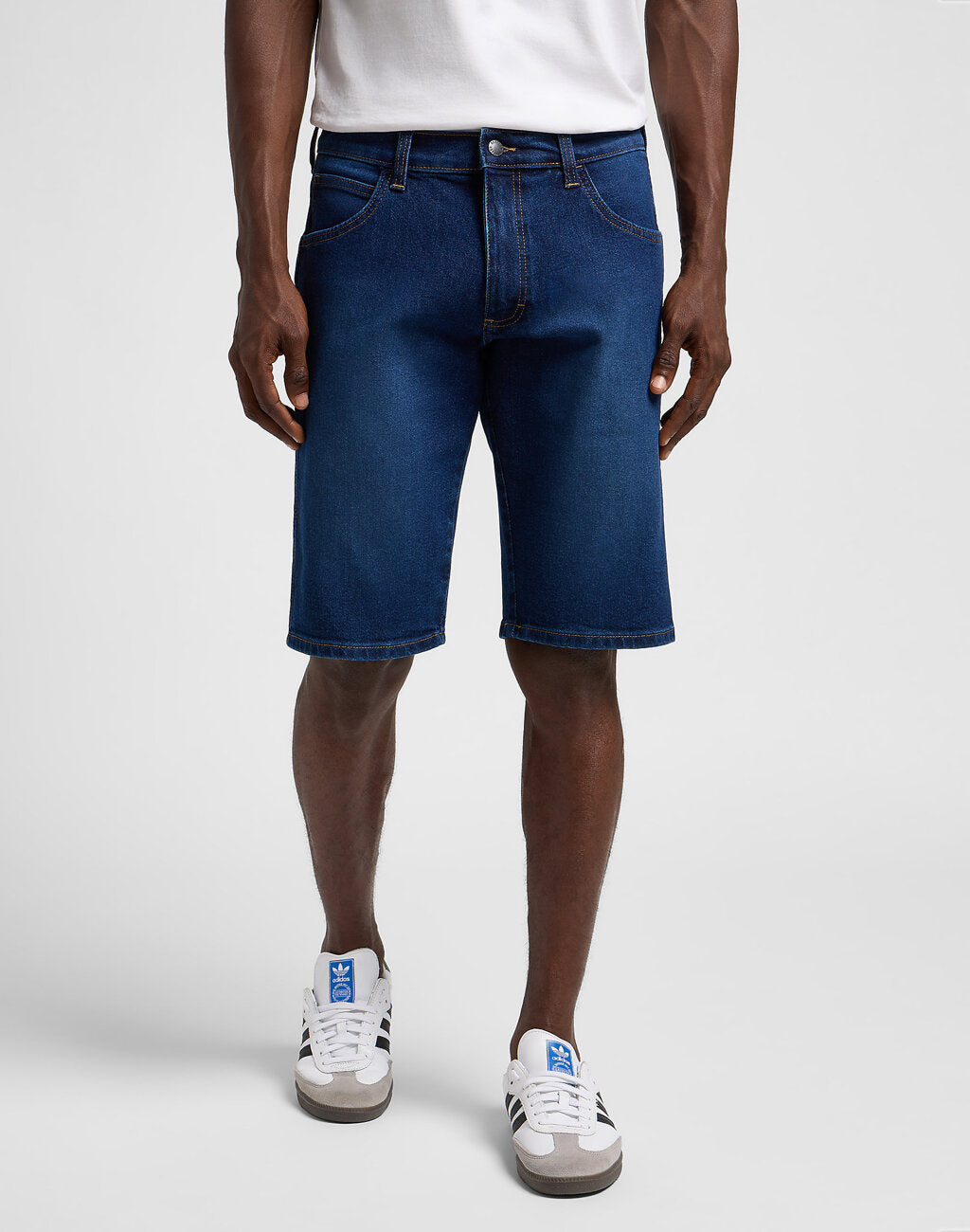 Męskie Szorty Jeansowe Wrangler Rustler Short Dark Wash 112356515 W10H018377, W36