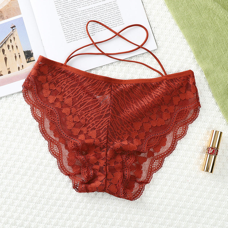 Figi koronkowe z paskami na co dzień i na specjalne okazje Milou