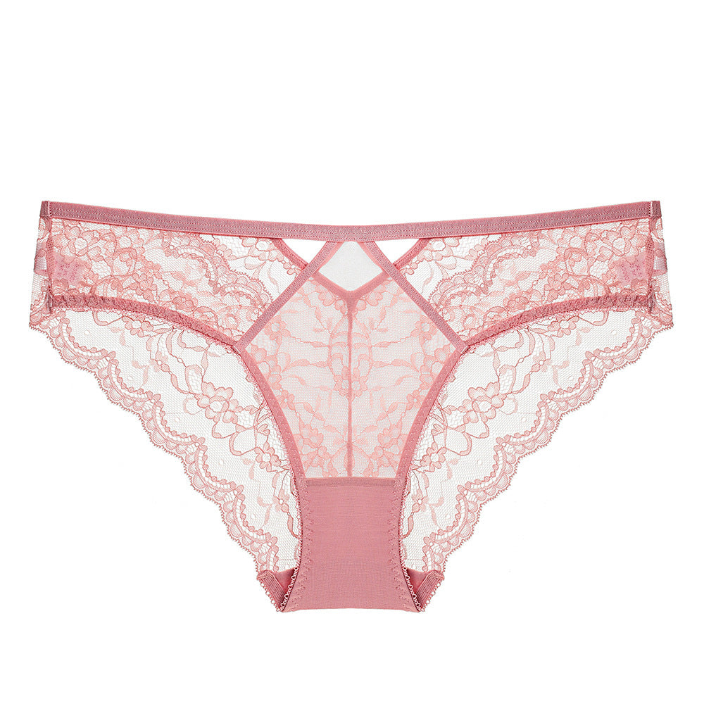 Koronkowe majtki ażurowe przewiewne na co dzień i specjalne okazje Evon