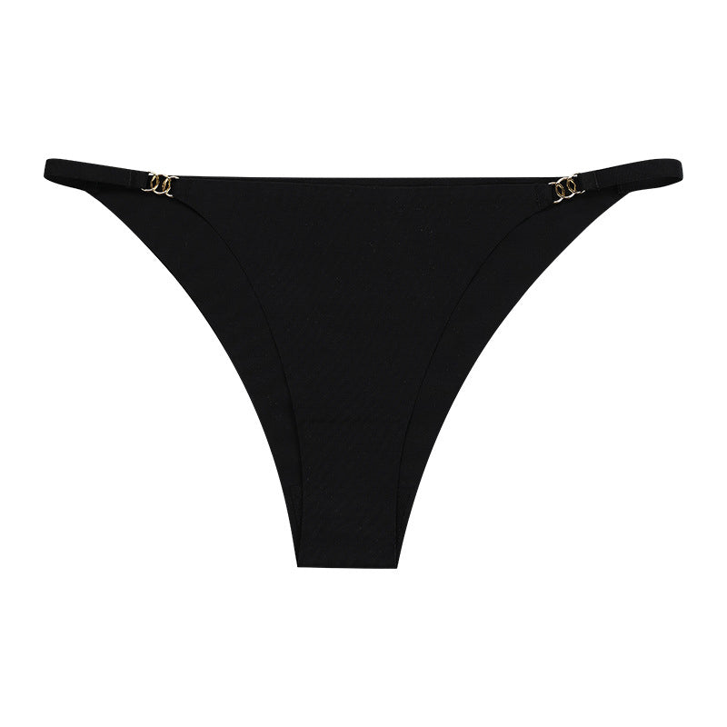 Tangi bezszwowe z ozdobną klamrą na co dzień i okazje Vicki