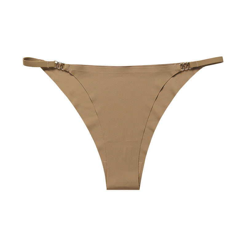 Tangi bezszwowe z ozdobną klamrą na co dzień i okazje Vicki