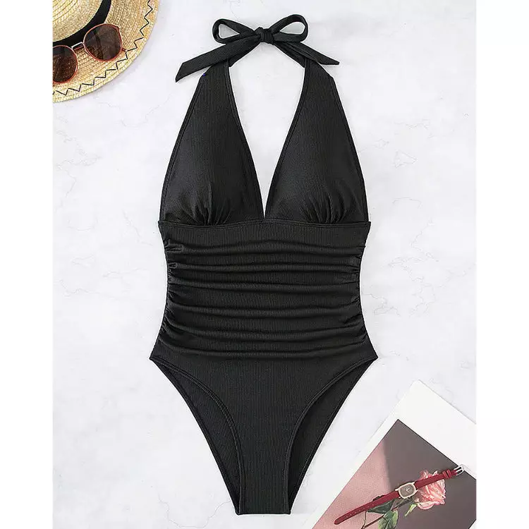 Kostium kąpielowy zakładany na szyję na plażę i basen Georgann