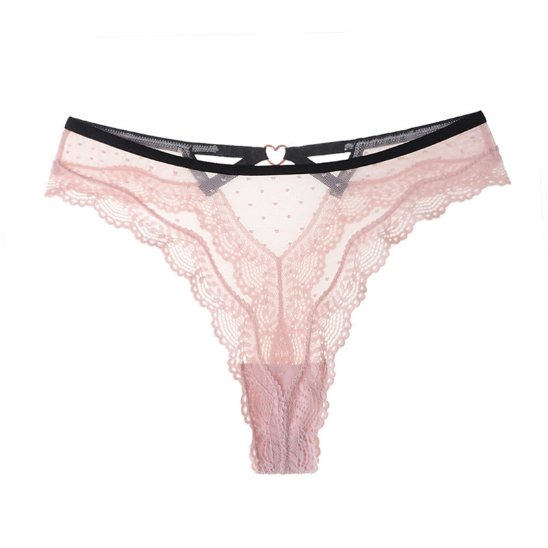 Stringi koronkowe z ozdobnymi paskami na specjalne okazje Aliana