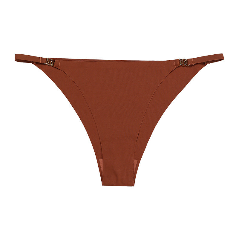 Tangi bezszwowe z ozdobną klamrą na co dzień i okazje Vicki