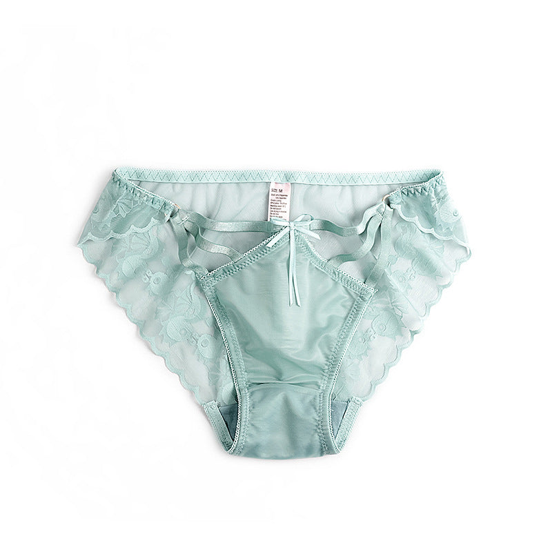 Figi z paseczkami z gładkiej tkaniny na co dzień Manlia