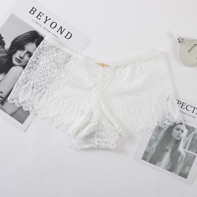 Majtki koronkowe z sznurowaniem eleganckie na co dzień Aylin