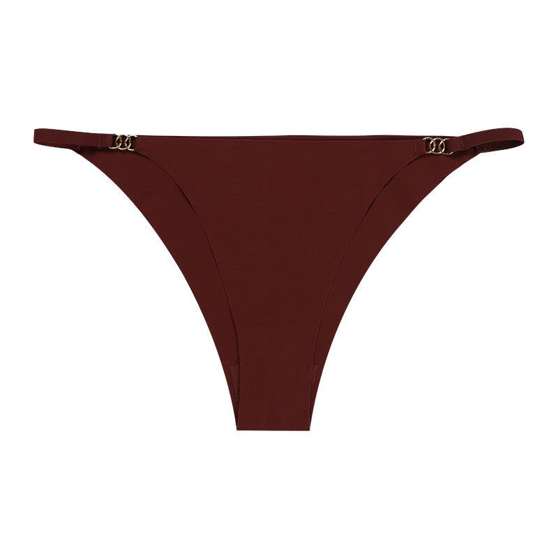 Tangi bezszwowe z ozdobną klamrą na co dzień i okazje Vicki