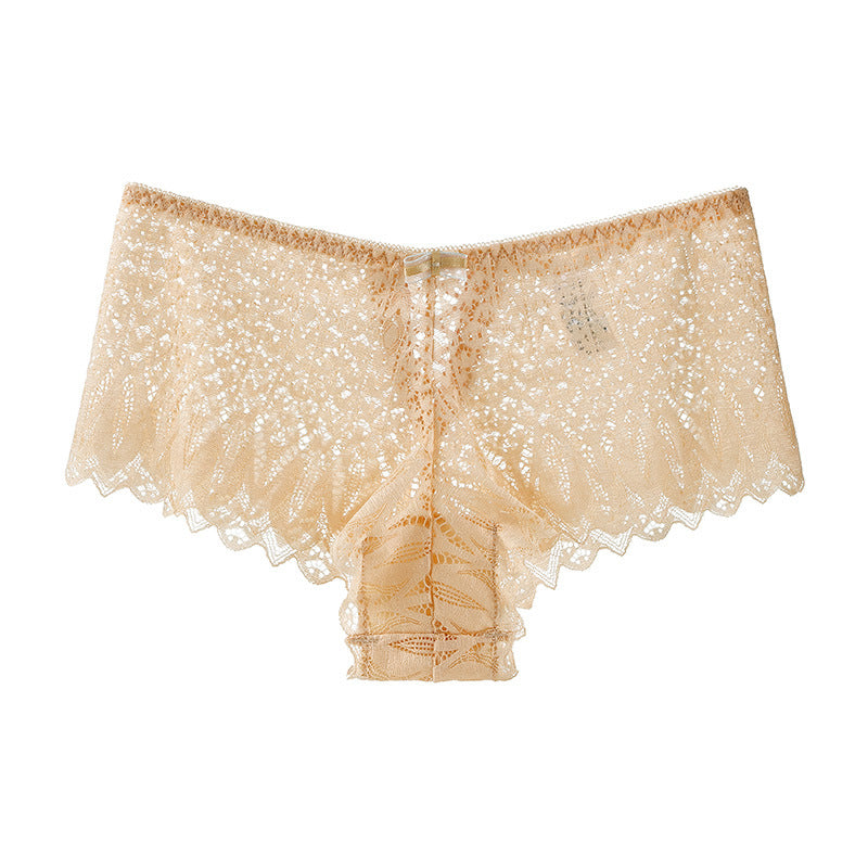 Szorty koronkowe z falbanką wszechstronne i eleganckie Sidonie