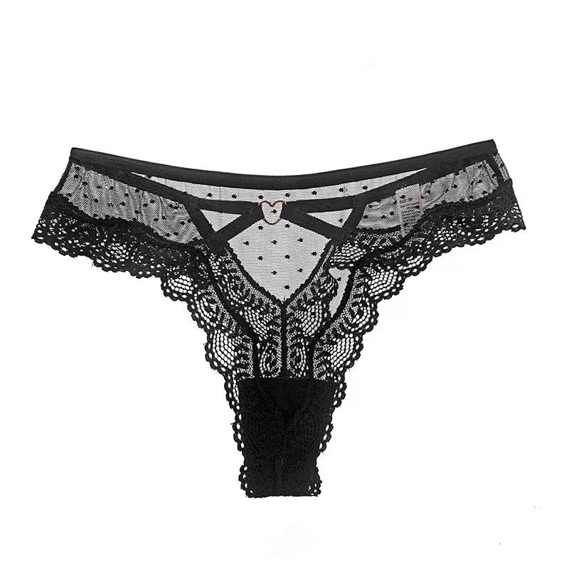 Stringi koronkowe z paseczkami na specjalne okazje Guenievre