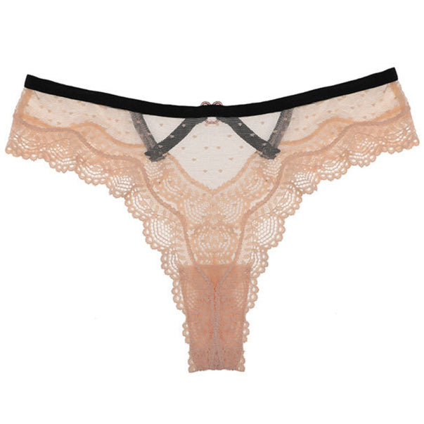 Majtki koronkowe z wycięciem na co dzień BarbaraAnne