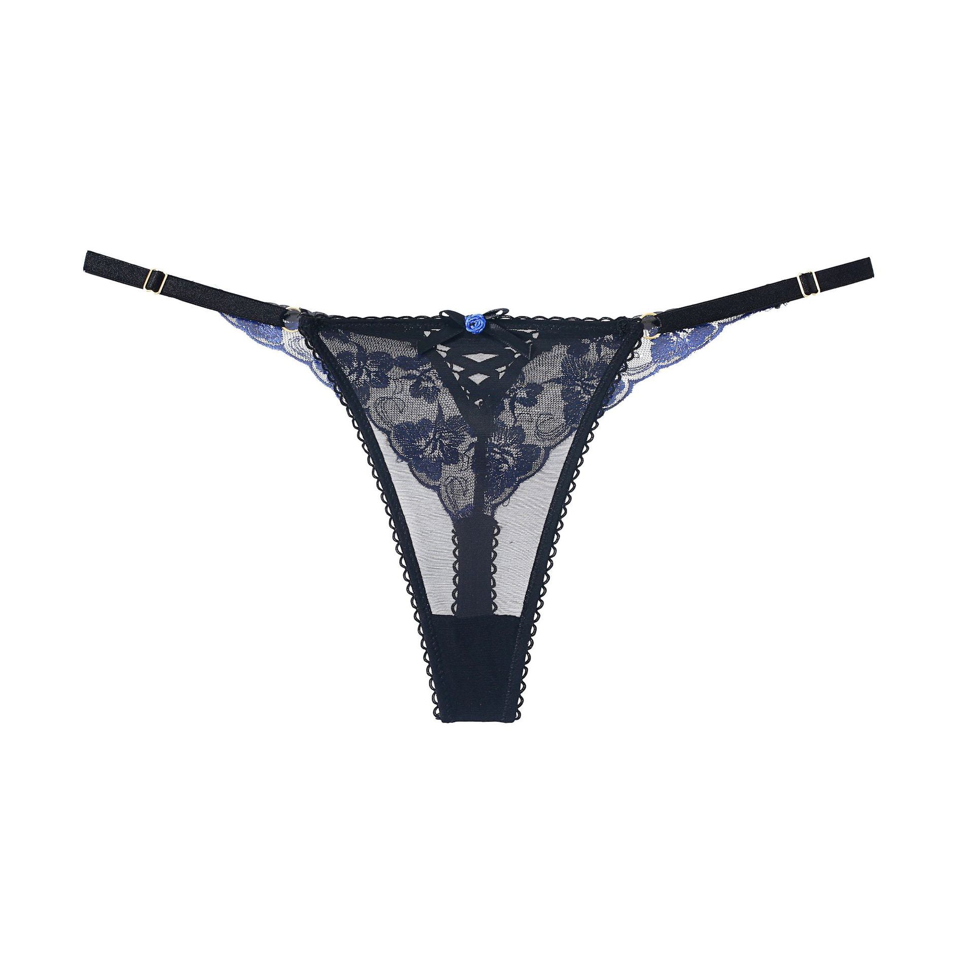 Stringi koronkowe biodrówki elegancka bielizna z delikatną koronką Paolina