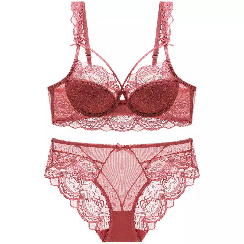 Zestaw bielizny koronkowej z figami regulowanymi Birga