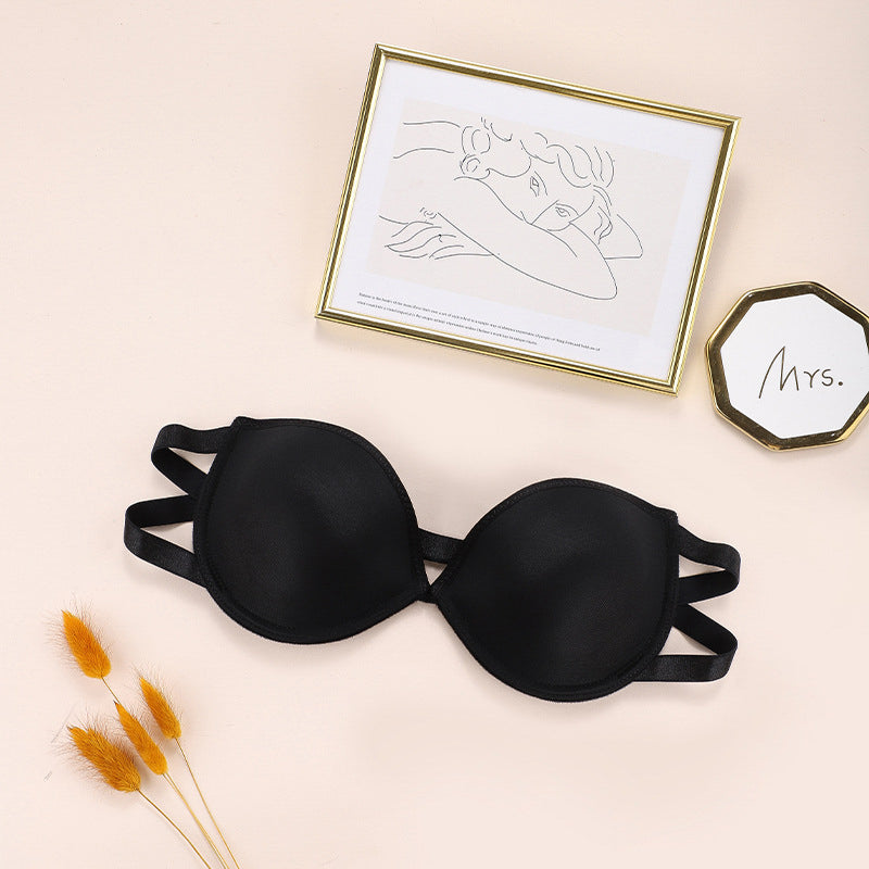 Biustonosz bez ramiączek z delikatnego materiału Indrischka