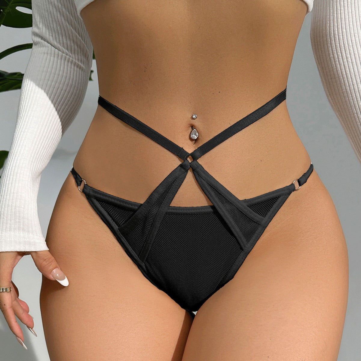 Majtki damskie z elastyczną gumką Ankie