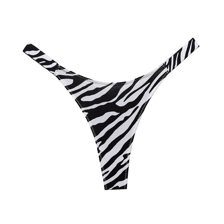 Stringi damskie z wysokim stanem optycznie wydłużające nogi Jisoon