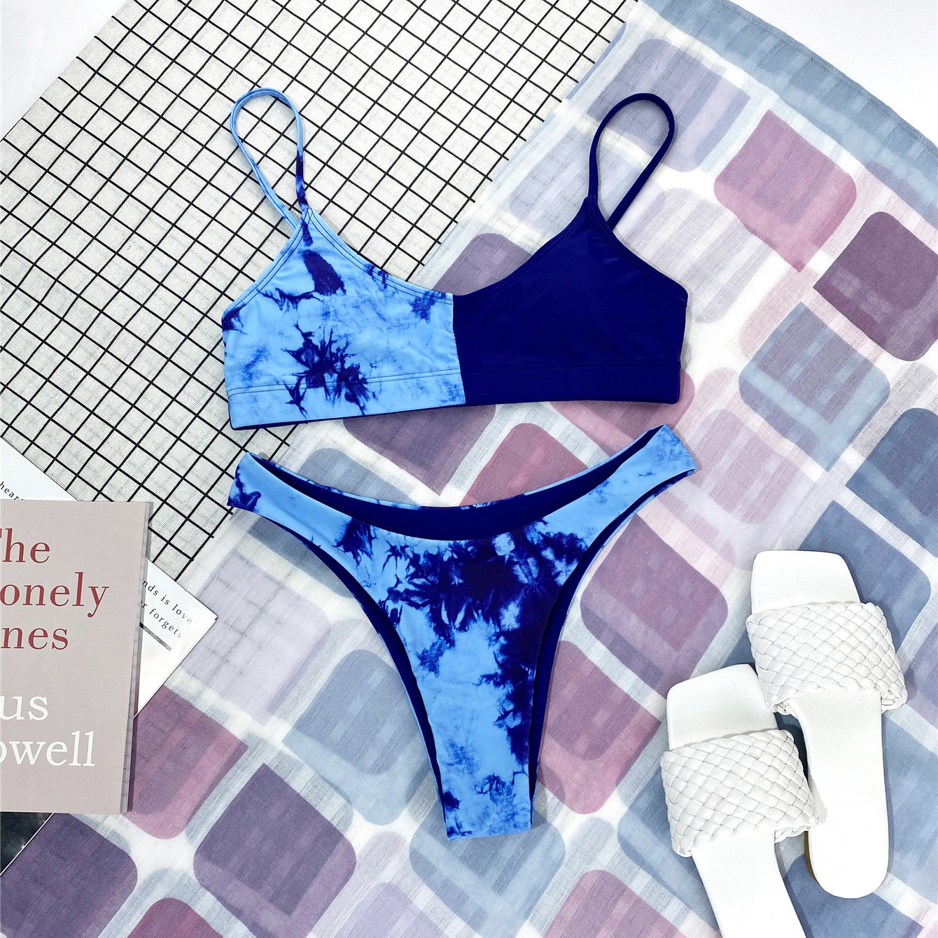 Strój kąpielowy dwuczęściowy z wysokiej jakości materiałów na plażę i basen Everarda